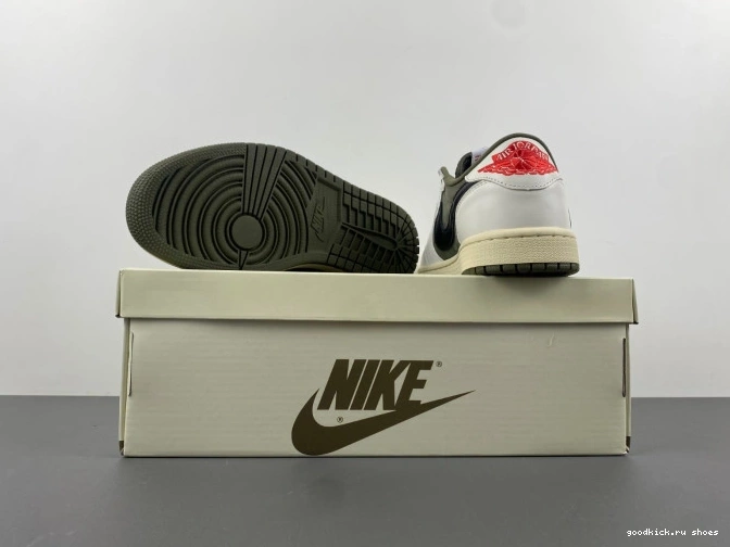 1 X MEDIUM LOW OLIVE OG AIR DM7866-200 SCOTT JORDAN TRAVIS 0719